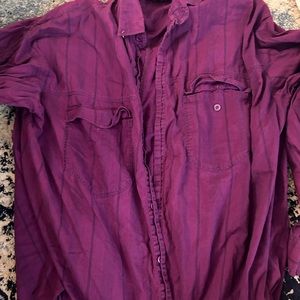 Vintage! GOODDAYS NEWS BUTTON UP!!